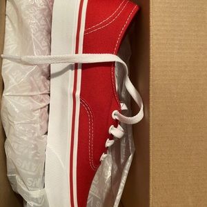 Red VANS brand new.